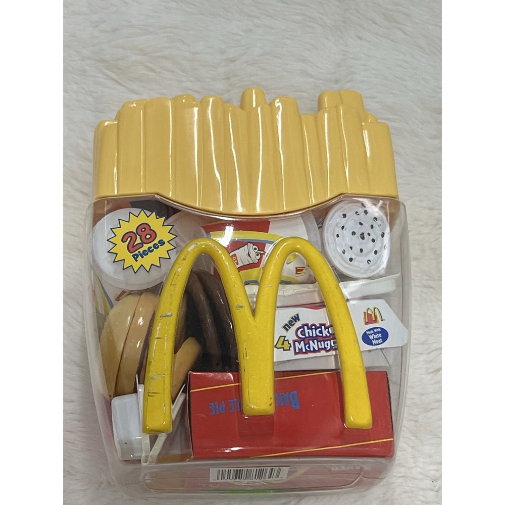 2003 CDI McDonald's Vintage French Fry Food Play Set 27 Pieces 1 Nugget Missing